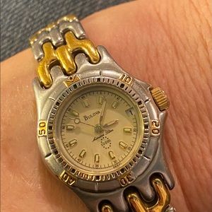 Bulova  2 toned Marine Star watch
